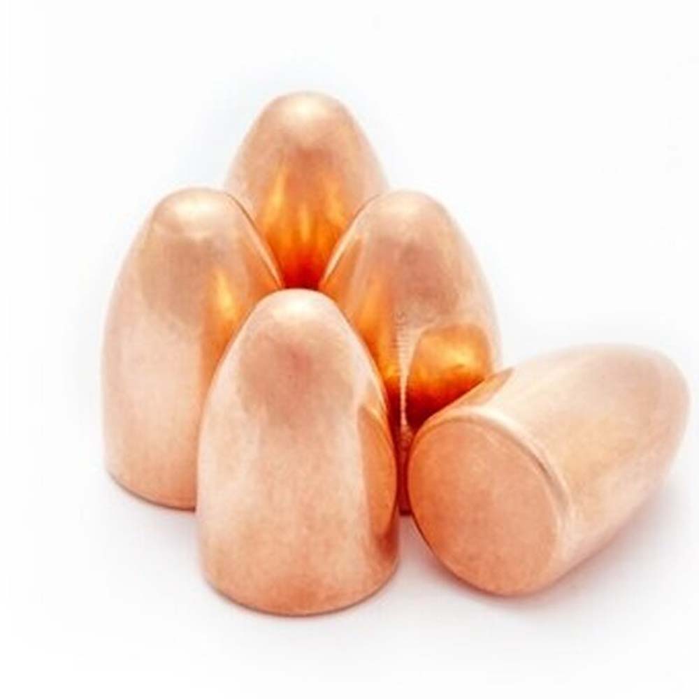 Copper Plated  Round Nose Bullets