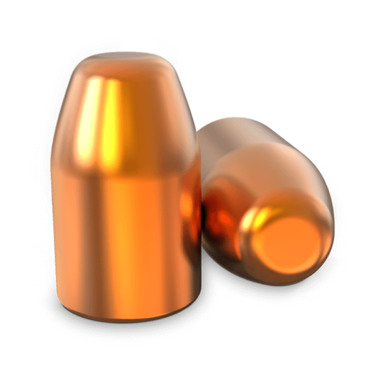 9mm 115 Gr. Copper Plated Flat Point Bullets