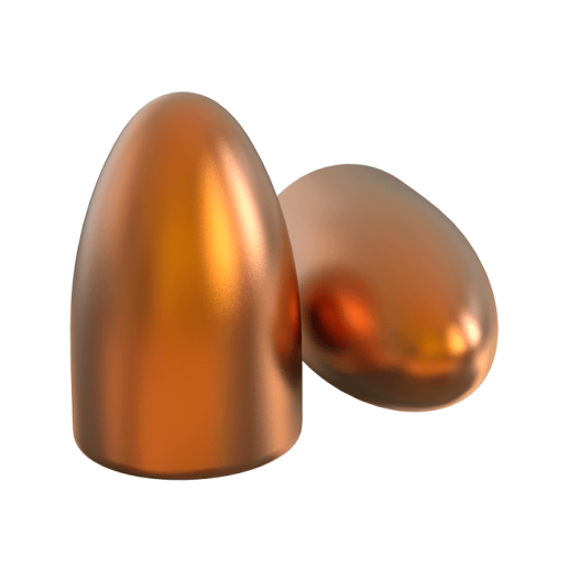 9mm 115 Gr. Copper Plated Round Nose Bullets
